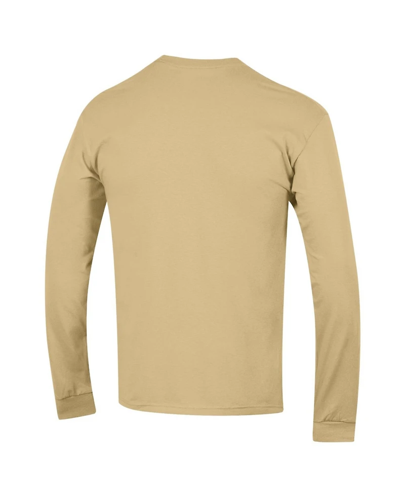 Champion Men's Champion Gold Colorado Buffaloes Arch Over Logo Long sleeves T-Shirt