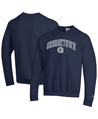 Champion Men's Champion Navy Georgetown Hoyas Arch Over Logo Pullover Sweatshirt