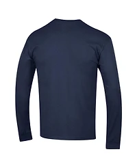 Champion Men's Champion Navy Illinois Fighting Illini Arch Over Logo Long sleeves T-Shirt