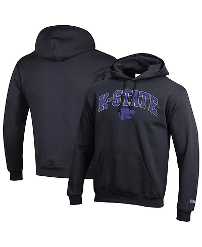 Champion Men's Champion Kansas State Wildcats Arch Over Logo Pullover Hoodie