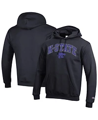 Champion Men's Champion Kansas State Wildcats Arch Over Logo Pullover Hoodie