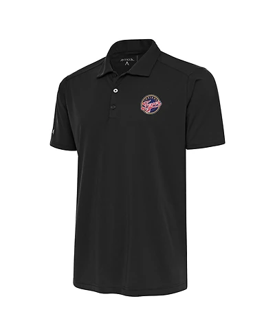 Antigua Men's Charcoal Indiana Fever Tribute Polo Shirt