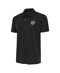 Antigua Men's Charcoal Indiana Fever Tribute Polo Shirt