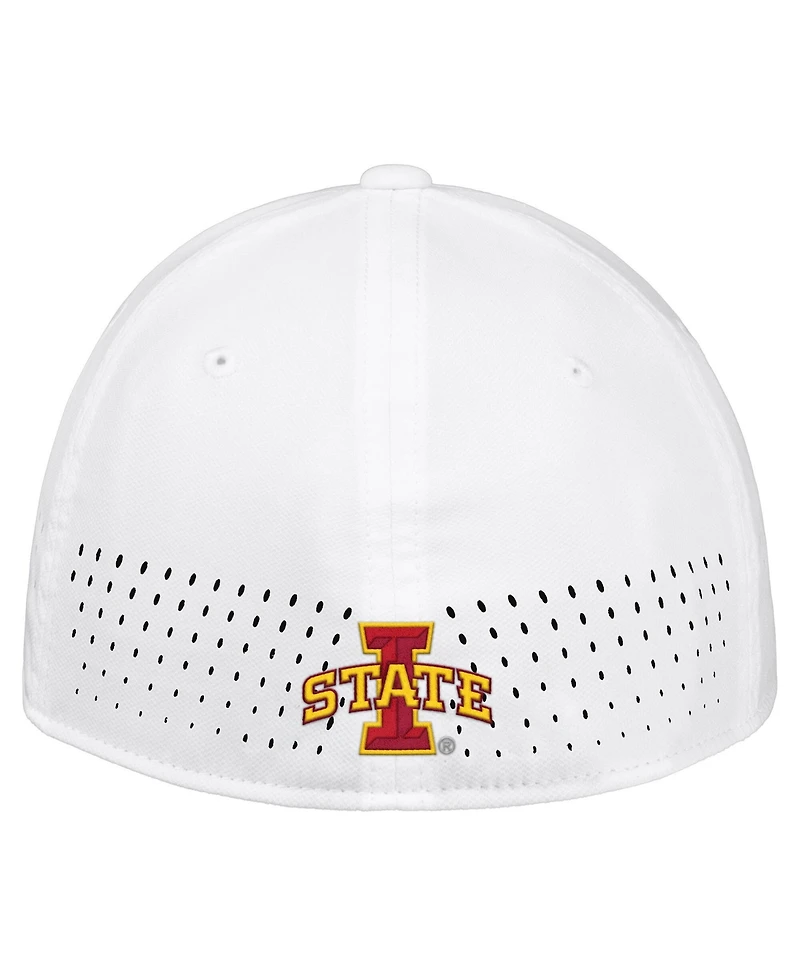 Nike Men's White Iowa State Cyclones 2026 On-Field AeroBill SwooshFlex Dri-fit Hat