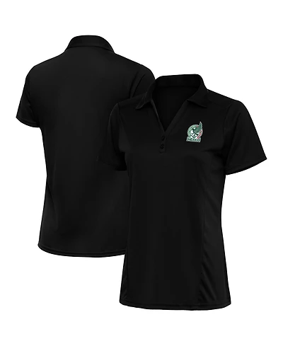 Antigua Women's Black Mexico National Team Statement Polo Shirt