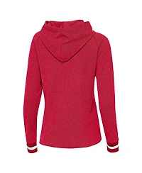 Antigua Women's Red Wisconsin Badgers Trek Pullover Hoodie