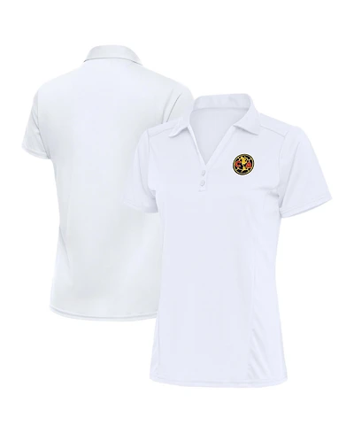 Antigua Women's White Club America Statement Polo Shirt