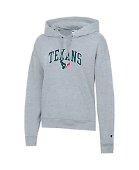 Champion Women's Heather Gray Houston Texans Power Blend Hoodie