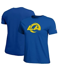 Champion Women's Los Angeles Rams Screen Print Crewneck T-Shirt