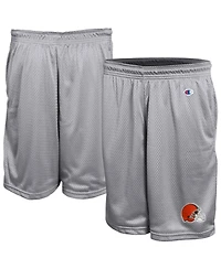 Champion Men's Gray Cleveland Browns Classic Mesh Shorts