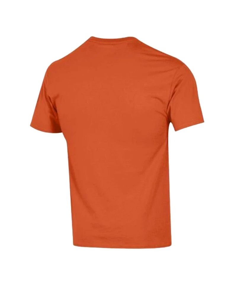 Champion Men's Orange Denver Broncos Arch Over Logo T-Shirt