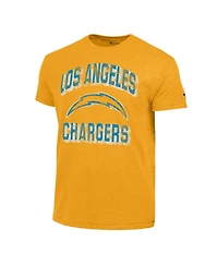 Champion Men's Heather Gold Los Angeles Chargers Ultimate Tri-Blend T-Shirt