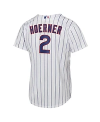 Nike Men's Nico Hoerner White Chicago Cubs Home Replica Jersey