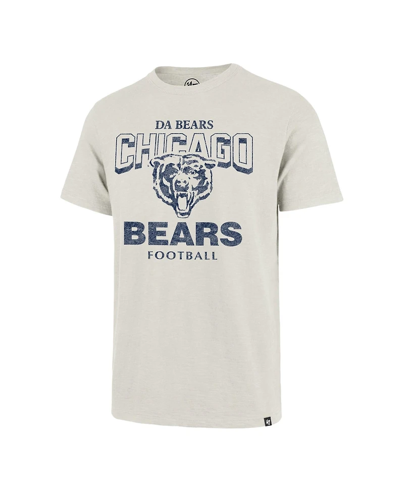 '47 Brand Men's Natural Chicago Bears Head On Scrum T-Shirt