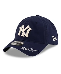 New Era Men's x Ralph Lauren Navy New York Yankees 9TWENTY Adjustable Hat