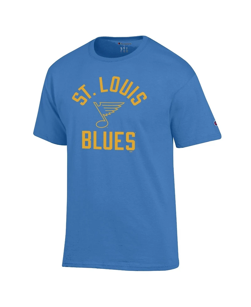 Champion Men's Blue St. Louis Blues Primary Logo Jersey T-Shirt