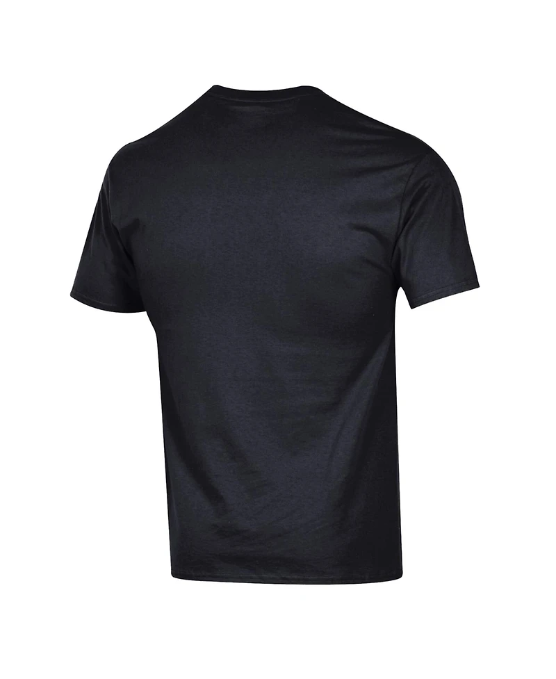 Champion Men's Black Vegas Golden Knights Primary Logo Jersey T-Shirt