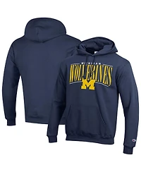Champion Men's Navy Michigan Wolverines Team Pride Power Blend Hoodie