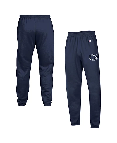 Champion Men's Navy Penn State Nittany Lions Powerblend Banded Fleece Sweatpants