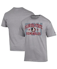 Champion Men's Heather Gray Florida State Seminoles Varsity T-Shirt