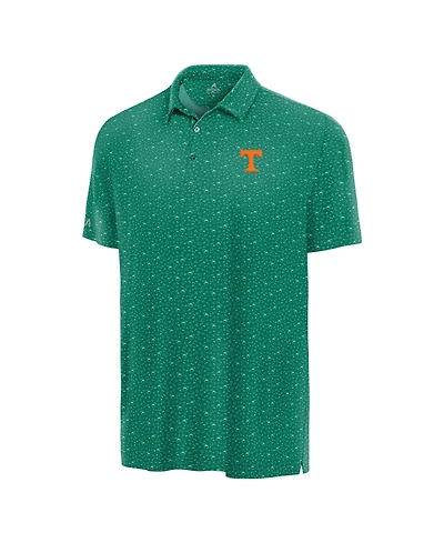 Antigua Men's Green Tennessee Volunteers Lucky Run Polo Shirt