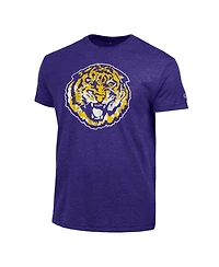 Champion Men's Purple Lsu Tigers Vintage Triumph Tri-Blend T-Shirt