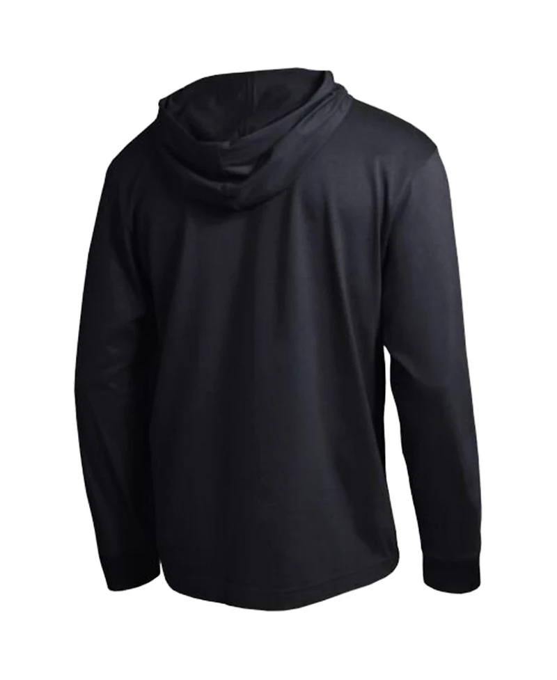 Champion Men's Black Nc State Wolfpack Gradient All-Star Long sleeves Hooded T-Shirt