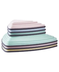 Slickblue Balance Stepping Stones Set of 6, Non-Slip Sensory, 220 lb. Capacity, Ages 3+