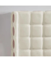 Streamdale Furniture King Size Waffle Wingback Gas Lift Storage Bed