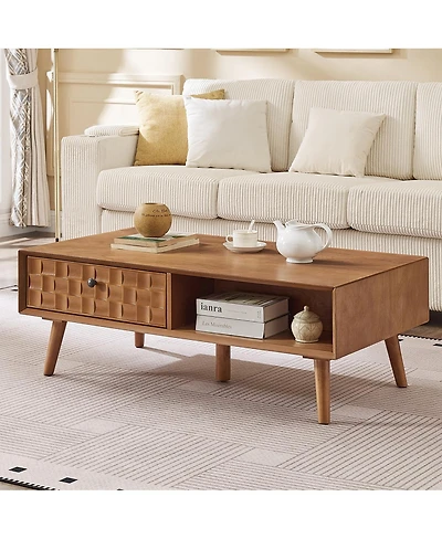 Streamdale Furniture Coffee Table with Storage for Living Room