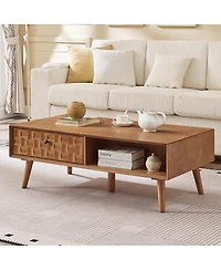 Streamdale Furniture Coffee Table with Storage for Living Room