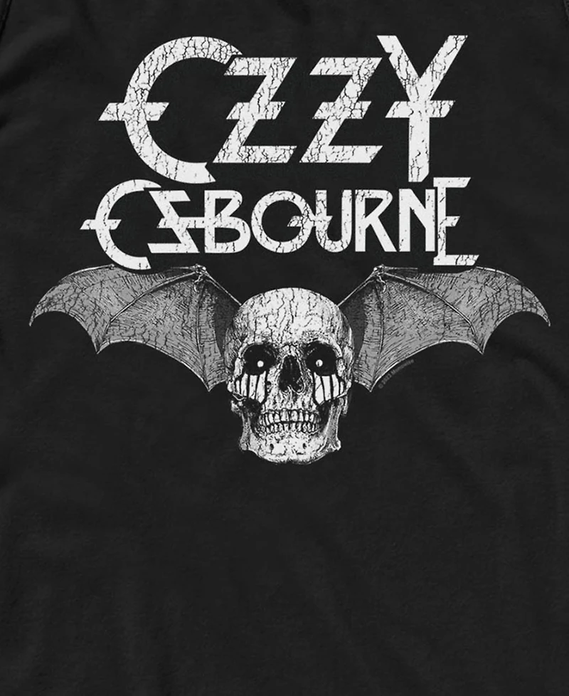 Fifth Sun Men's Ozzy Osbourne Skull Bat Wings Graphic Tank Top