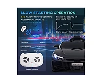 Yobtop Audi Rs E-tron Gt 12V Licensed Remote-Control Electric Ride-On Car, 55 lb. Capacity, Ages 3+