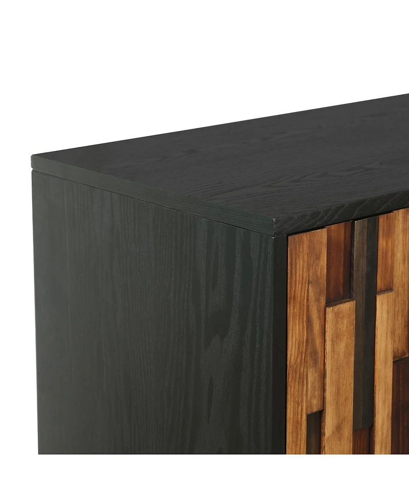 Streamdale Furniture Streamdale 47.24" Sideboard With Straight Wood Pattern