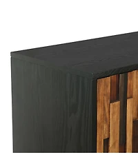 Streamdale Furniture Streamdale 47.24" Sideboard With Straight Wood Pattern