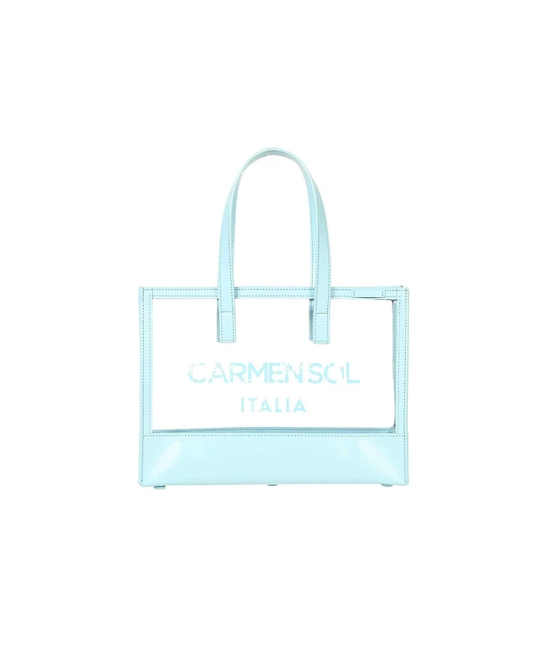 Carmen Sol Women's Venezia Clear Mini Tote