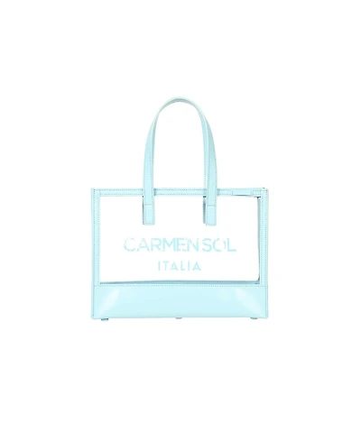 Carmen Sol Women's Venezia Clear Mini Tote