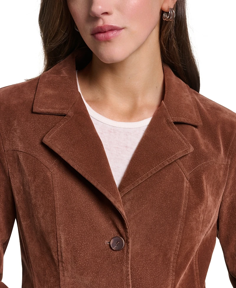 Levi's Women's Fitted Faux Suede Blazer