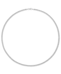 Macy's Double-Sided Cuban Link Chain 20" Necklace 10k Yellow Gold (4mm)