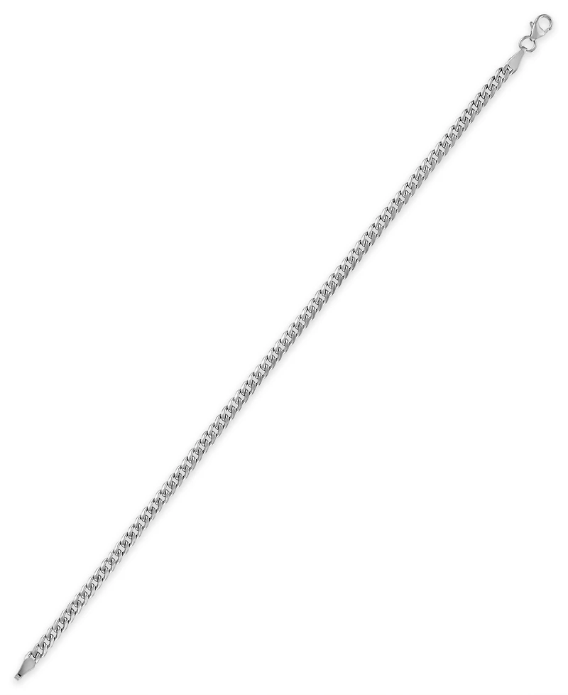 Macy's Double-Sided Cuban Chain 7.5" Bracelet in 10k Yellow Gold (4mm)