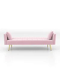Streamdale Furniture 72" Convertible Foldable Sleeper Sofa Retro Tufted