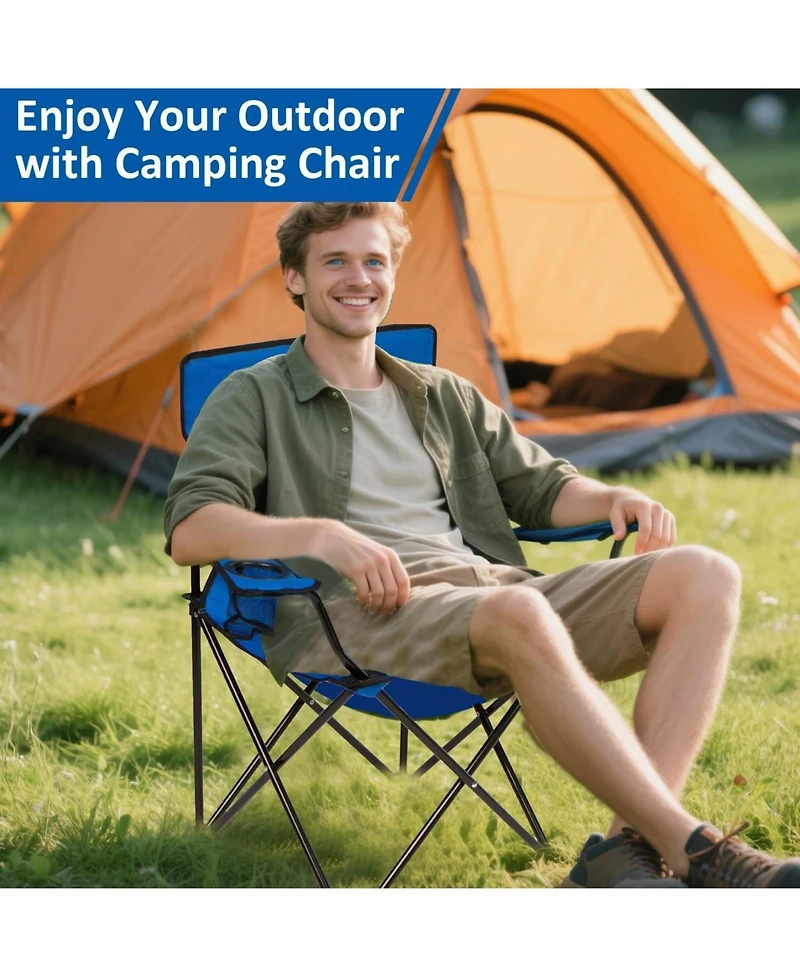 Mountaintop Automatic Chair Umbrella 2 Pack, 44" Upf 50+ Clamp On Beach Chair Umbrella, Adjustable Portable Outdoor Parasol