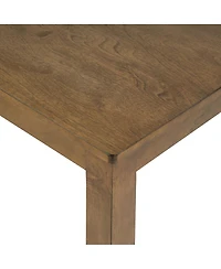 Streamdale Furniture Oak Square Wooden Dining Table for 4
