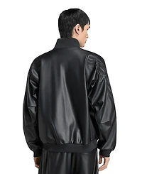 adidas Men's Stadium Leather Full-Zip Track Jacket