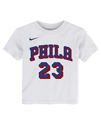 Nike Toddler LeBron James White Philadelphia 76ers Association Name Number T-Shirt