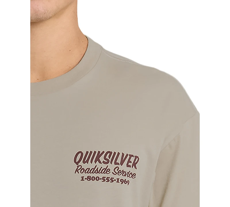 Quiksilver Waterman Men's Regular-Fit Crewneck T-Shirt