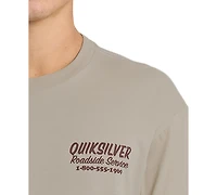 Quiksilver Waterman Men's Regular-Fit Crewneck T-Shirt
