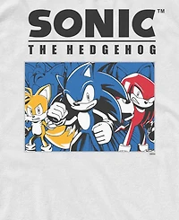 Fifth Sun Men's Sonic the Hedgehog Team Character Graphic Tank Top
