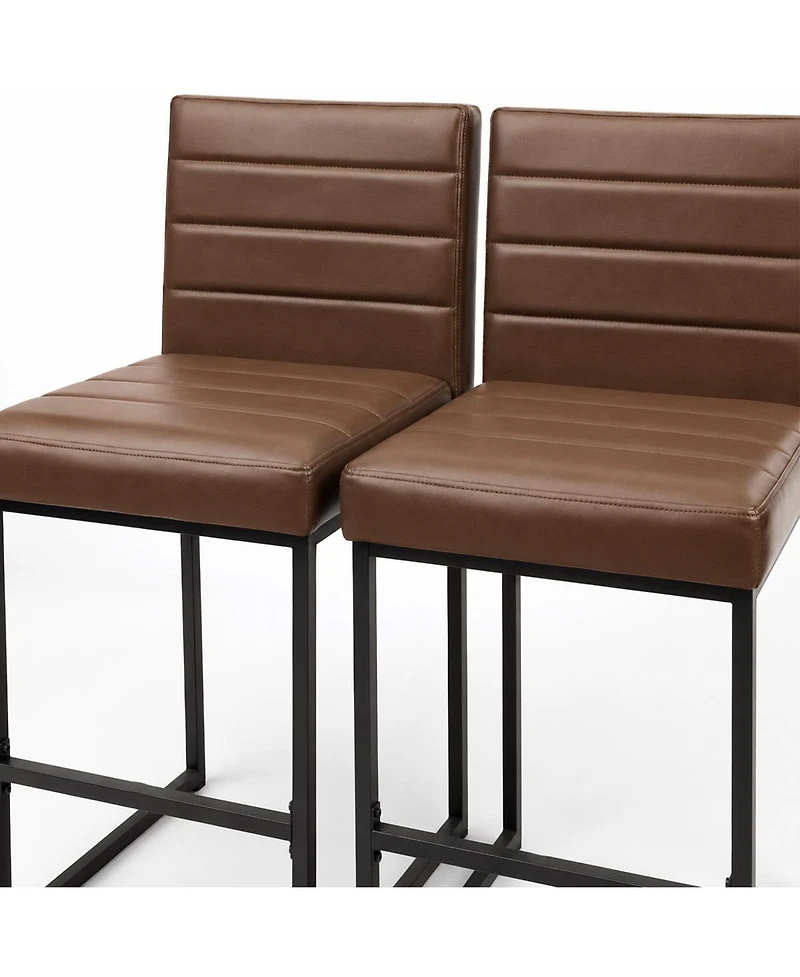 Streamdale Furniture 25.6" Counter Height Bar Stools Set of 4