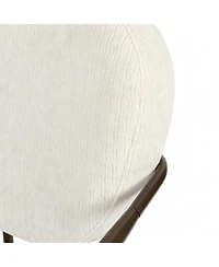 Streamdale Furniture Modern Metal Frame Upholstered Lounge Accent Chair